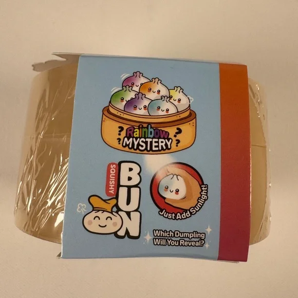 Squishy Bun Rainbow Mystery NEW UV  Dumpling Five Below New Sealed - Picture 2 of 2